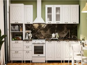Кухня Афина айс Шкаф  8В1  корп белый, фасад 8В1  Афина айс