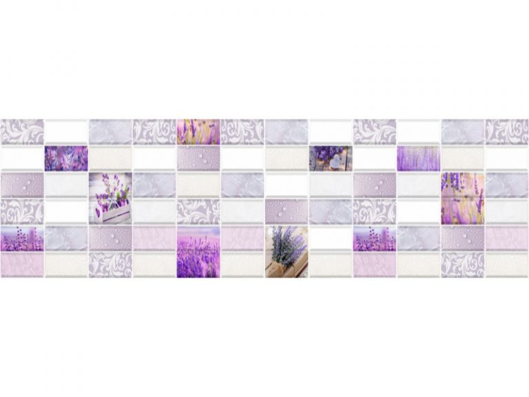 Панель фотопечать Кабанчик 4 Лаванда 600*2000*1,5мм АБС ЛАК