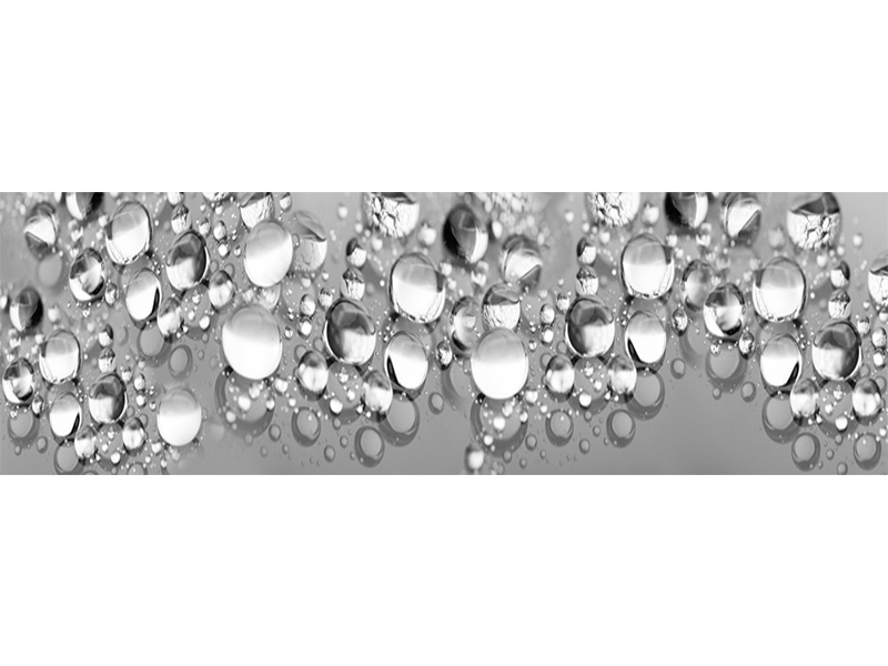 Панель фотопечать Текстуры 60 Серебрянные капли 600*2000*1,5мм АБС ЛАК