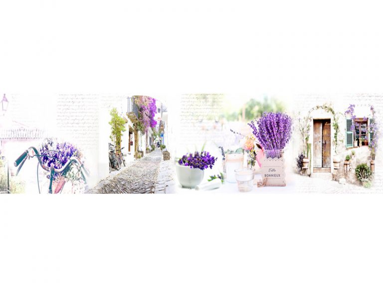 Панель фотопечать Достопримечательности 50 Южный прованс  600*2000*1,5мм АБС ЛАК