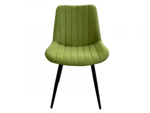 Стул Инта-М черный сиденье ткань велюр 14 светло-зеленый
