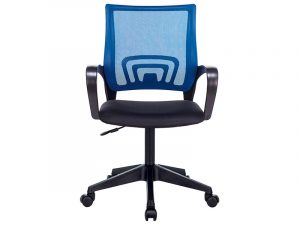 Кресло  Бюрократ СН-695 пластик черный/сетка синяя