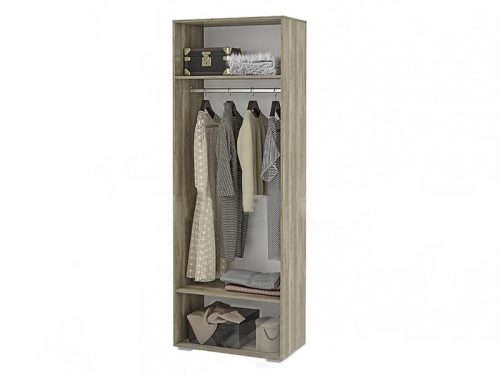 Шкаф для одежды  "Наоми" ШК-20  дуб каньон/белый глянец
