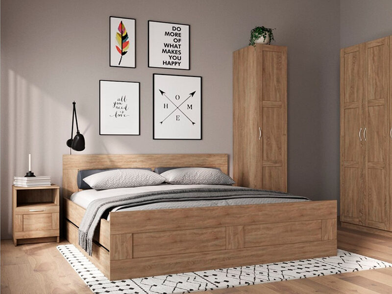 Спальня “Шведский стандарт” дуб сонома
