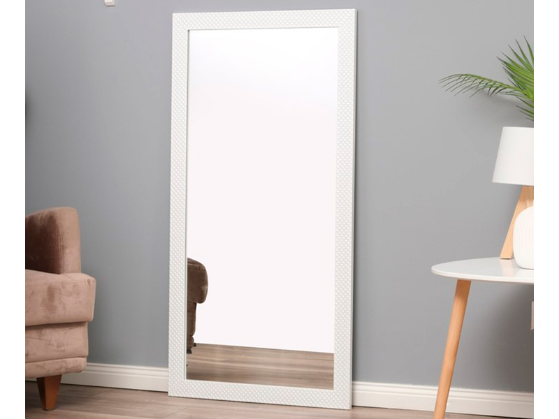 3986056 Зеркало «Милана», настенное, белый багет, 60×120 см