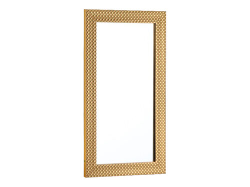 Зеркало настенное, прямоугольное золото 39x69x1,8см 7547986