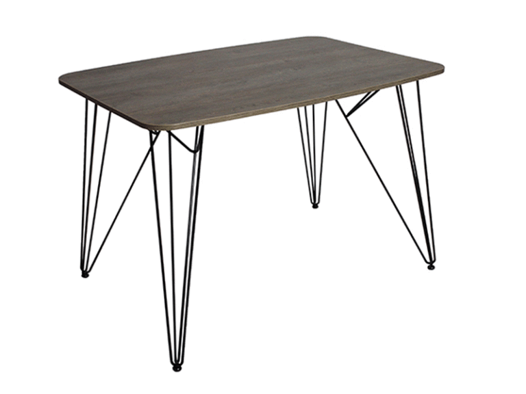 Стол ТАЛАС ЛДСП/ 1100*800 Сосна санторини  Z900 черный