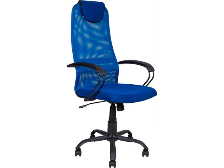 Кресло AV 142 ML  Сетка/сетка черн/синяя/синяя