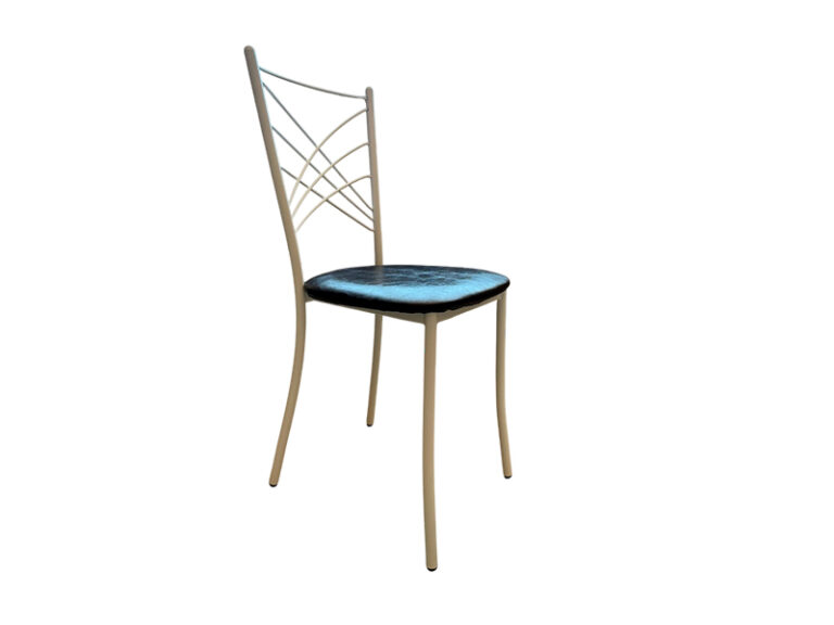 Стул ЕСЕЙ Лайт цвет БЕЛЫЙ, сиденье винилкожа 22 темно-коричневый