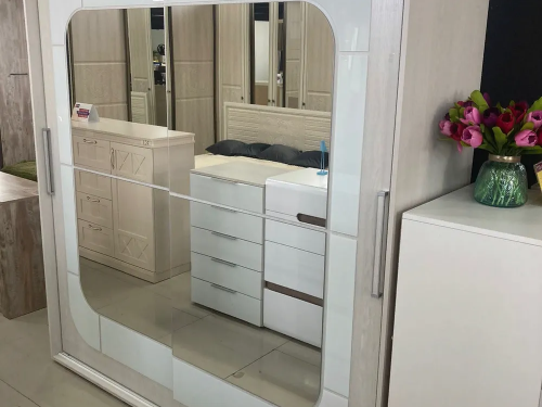 Шкаф-купе "Крафт-7" (Ясень белый)