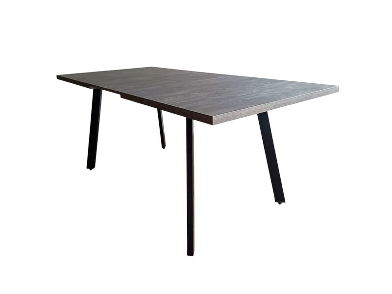 Стол ЛОНДОН ЛДСП, 1400(1800)*850, Железный камень ( Z 01 черный)