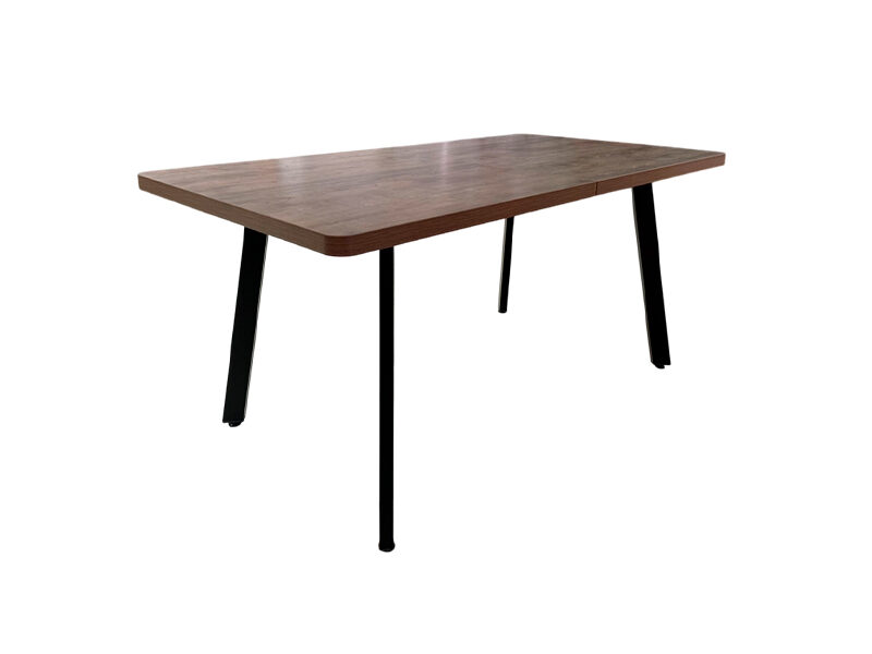 Стол ЛОНДОН-R ЛДСП, 1600(2000)*850, Дуб самдал (Z 01 цвет ЧЕРНЫЙ)