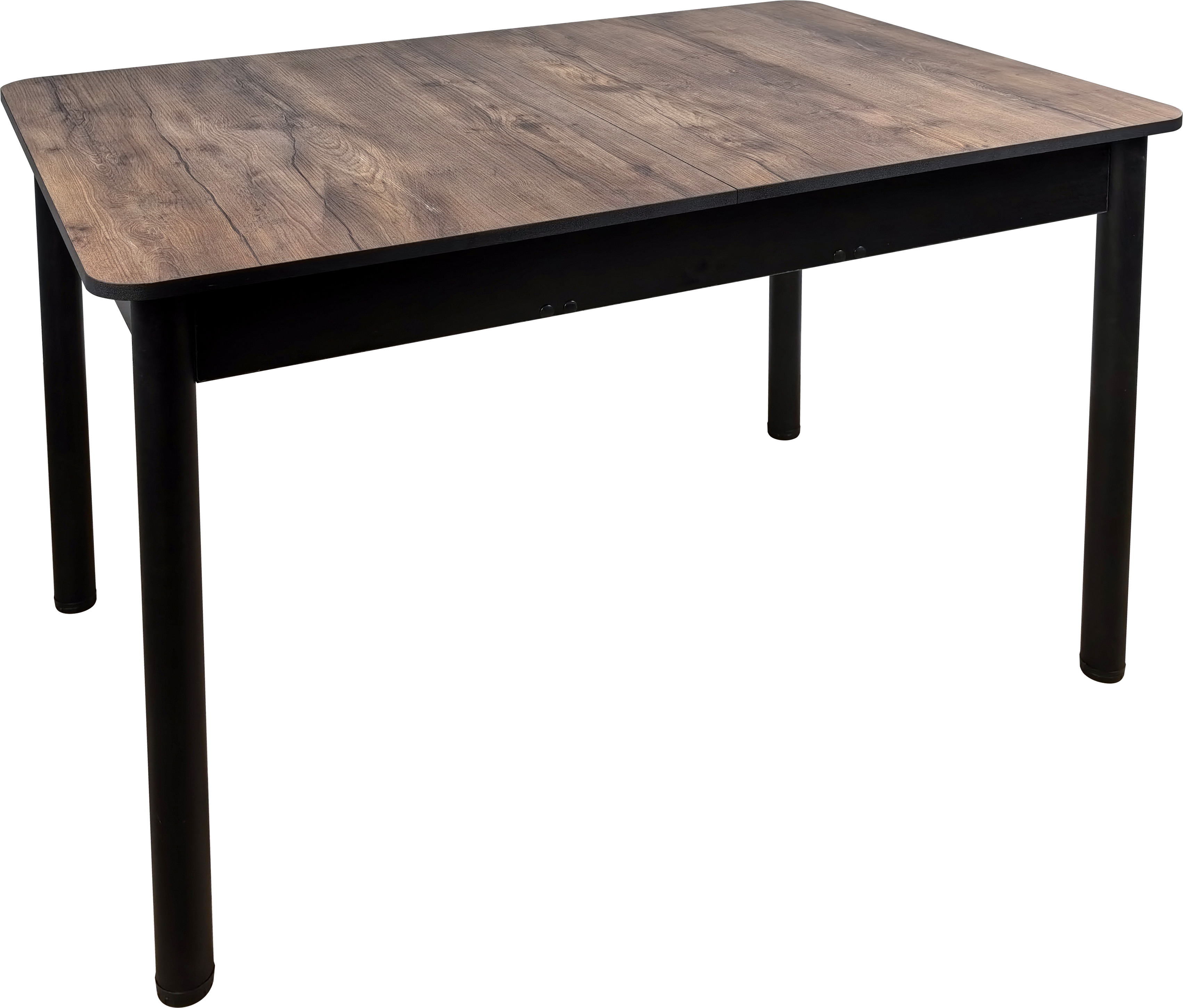 Стол Премьер (1100*700, R40,ЛДСП, таксония темная, кр.черная, цр.черные, опр 4 кр.черн.Муар) Стол Премьер (1100*700, R40,ЛДСП, таксония темная, кр.черная, цр.черные, опр 4 кр.черн.Муар)