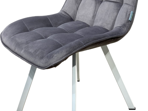 Стул 32 (Сид-ка: Ткань велютто 32)/ Каркас Профиль (28.30.32) Кр. Белый Муар