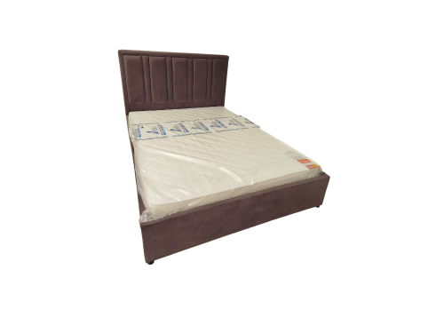 Кровать "Виола" велюр фиолетовый 140х200