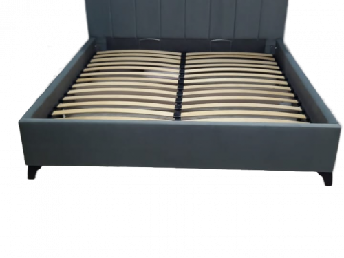 Кровать Валенсия 180*200 без (пм) 07 Калифорния темно серый