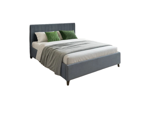 Кровать Валенсия 180*200 без (пм) 07 Калифорния темно серый