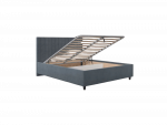 Кровать Валенсия 180*200 без (пм) 07 Калифорния темно серый