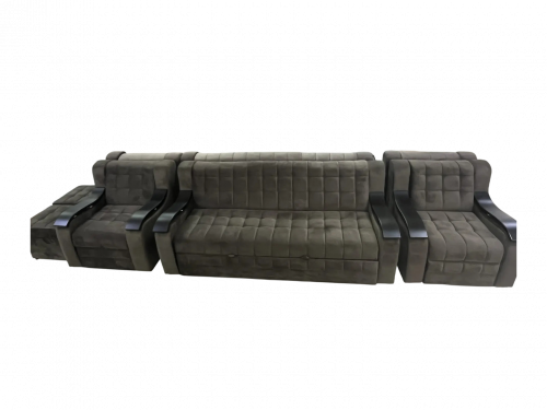 Диван Жасмин + 2 кресла  MS-518-36 темно кор