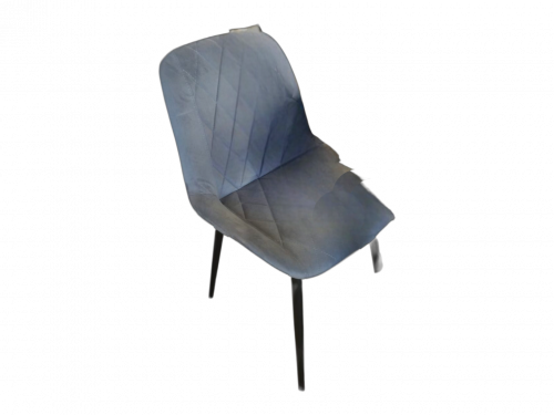 Стул 33 (Сид-ка: Ткань велютто 32. простр.Спинка№4 )/  Краска. Черный Муар каркас