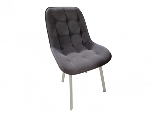 Стул 32 (Сид-ка: Ткань велютто 19 )/Каркас Профиль( 28,30,32) кр. Белый Муар