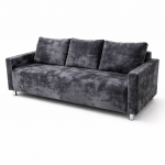 Диван Еврокнижка 23 Овн темн серый