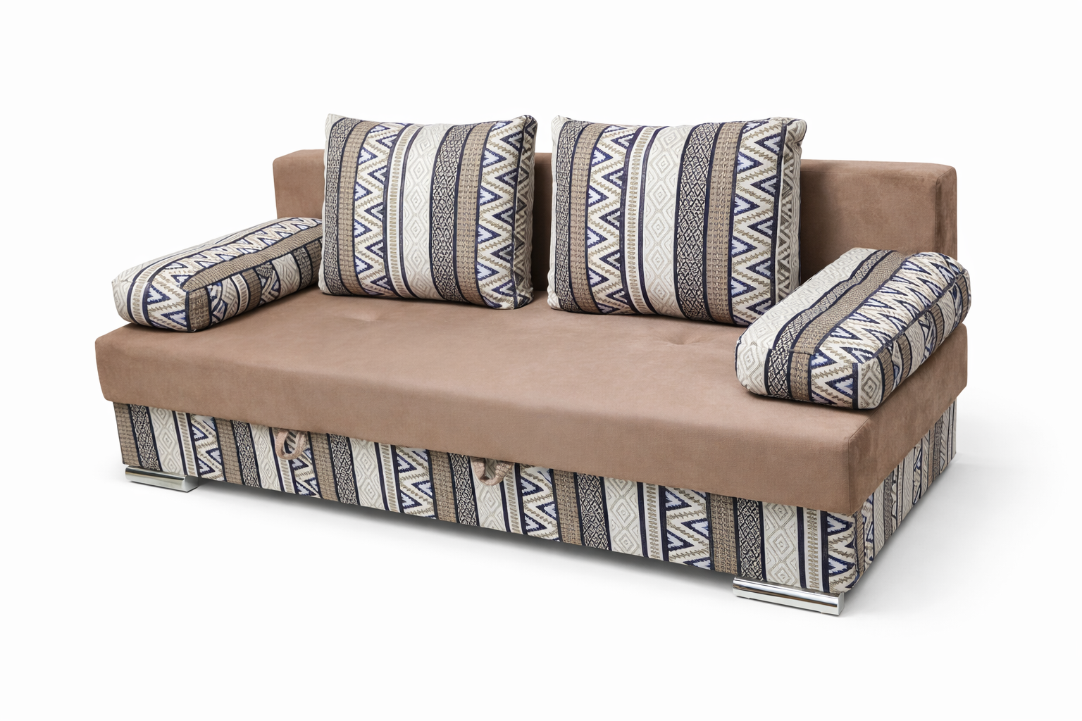 Диван Евро 200*90 с/м 200/150 ( Бруно 01/Адмирал 104) коричневый Диван Евро 200*90 с/м 200/150 ( Бруно 01/Адмирал 104) коричневый