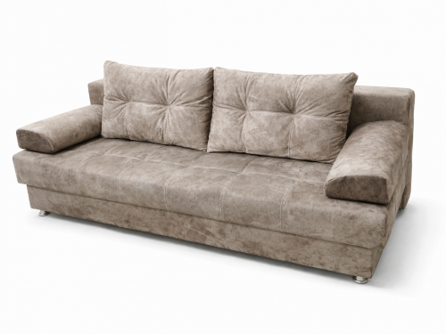 Диван Еврокнижка пружина (SF 033/3) бежево/кор