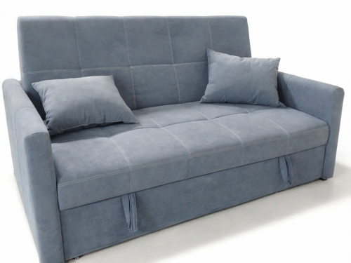 Диван Фредерик 140 (уз под) 07 Лео серо синий