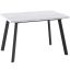 Стол МИЛАН (Borg) (139 (+40) х85, Серый сланец,ЛДСП / Металл, Черный,)