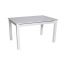 Стол Бруно ЛДСП/стекло, 1200(1700)*800, Белый/белое